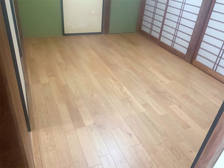 内装リフォーム 畳からフローリングへ、使いやすくなったお部屋